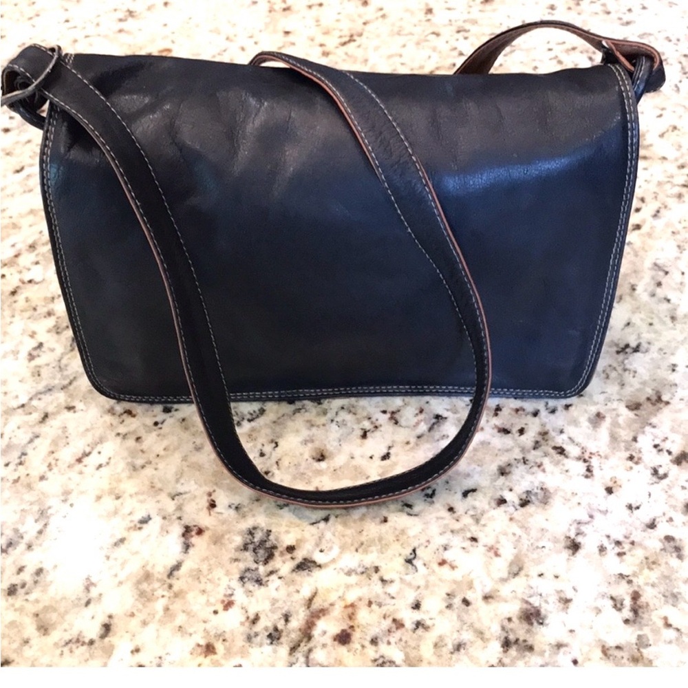 Vintage Leather Crossbody Purse Bag